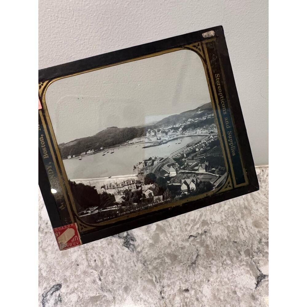 Antique Magic Glass Lantern Slide from A.D. Handy Boston, Mass JL - Picture 5 of 5
